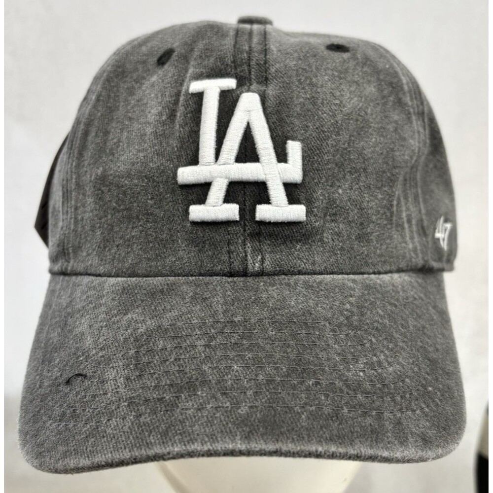 Women's Los Angeles 47 Brand Twins Distressed Strap Back Adjustable Hat Cap NWT